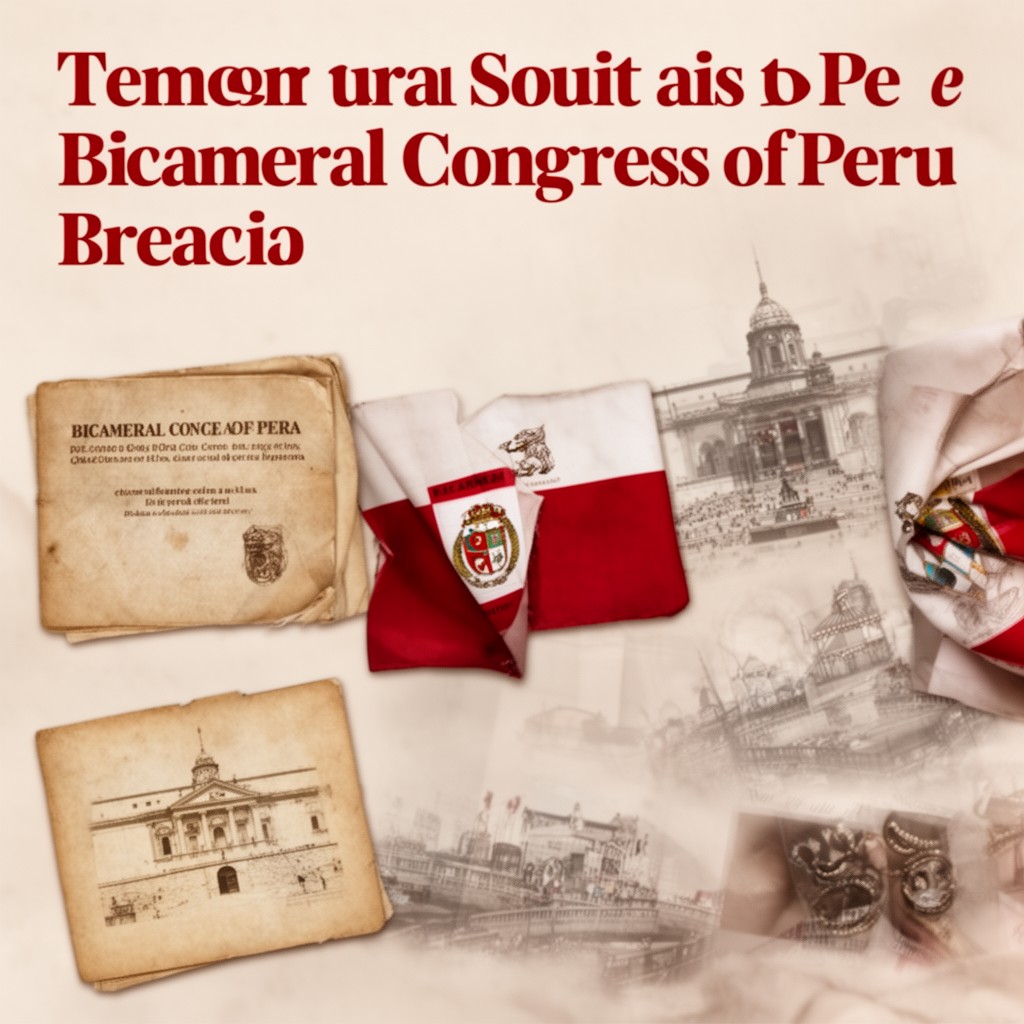 AI-generated illustration of Bicameral Congress of Peru