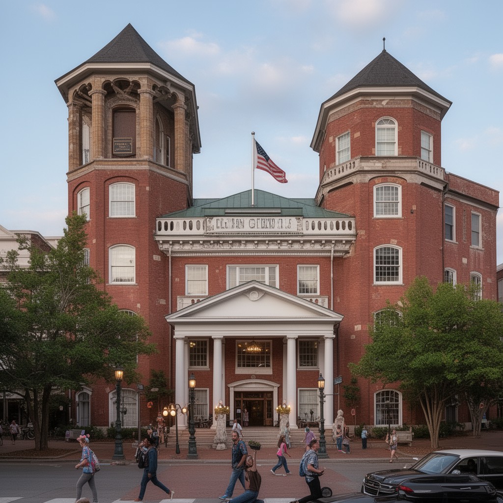 AI-generated illustration of Macon, Georgia, United States