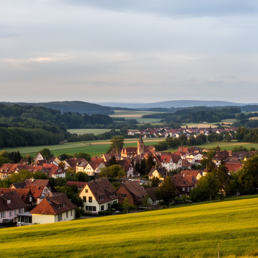 AI-generated illustration of Schwalm-Eder region