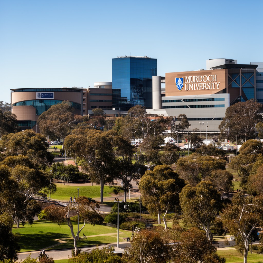 AI-generated illustration of Murdoch University
