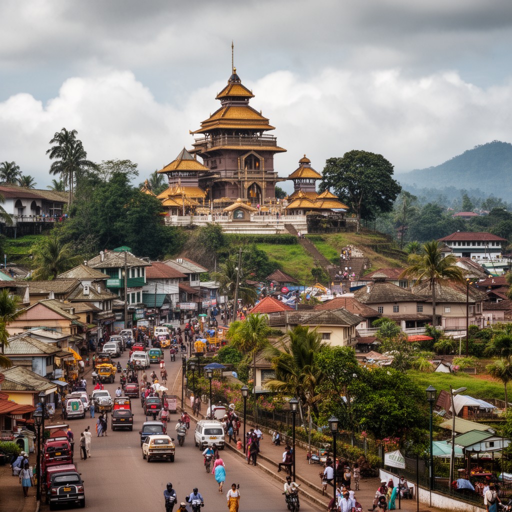 AI-generated illustration of Kandy