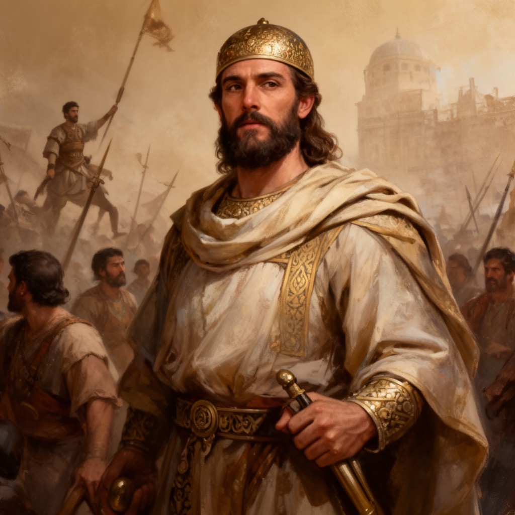 AI-generated illustration of Darius III