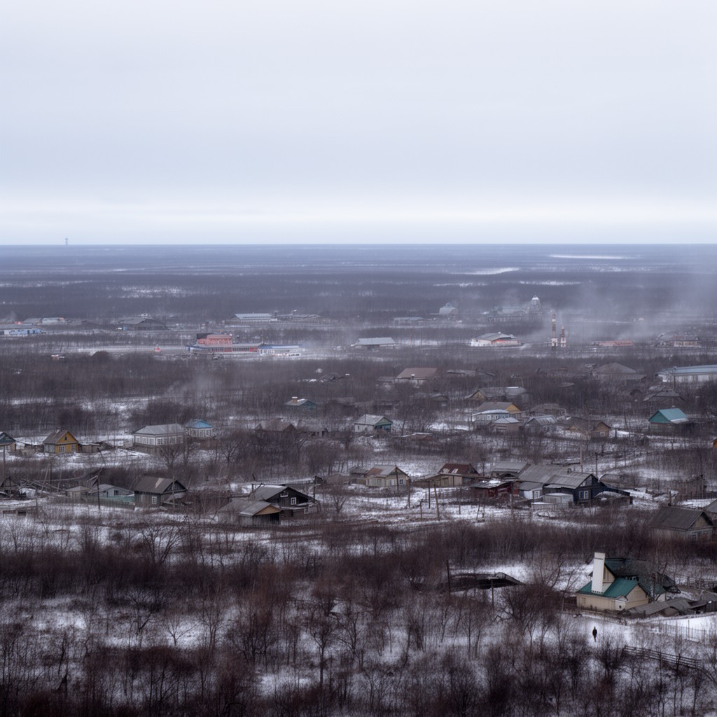 AI-generated illustration of Northern Russia