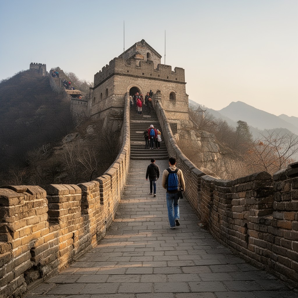 AI-generated illustration of Juyongguan
