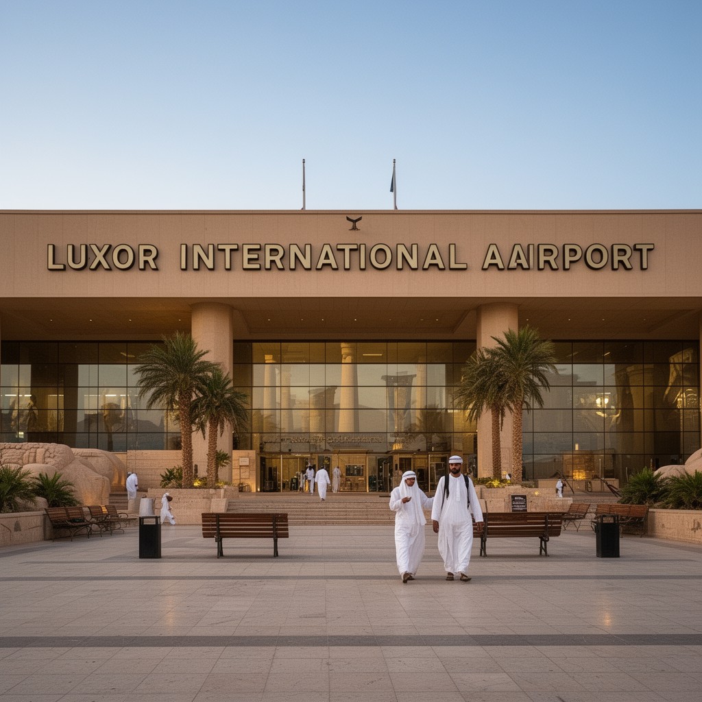 AI-generated illustration of Luxor International Airport