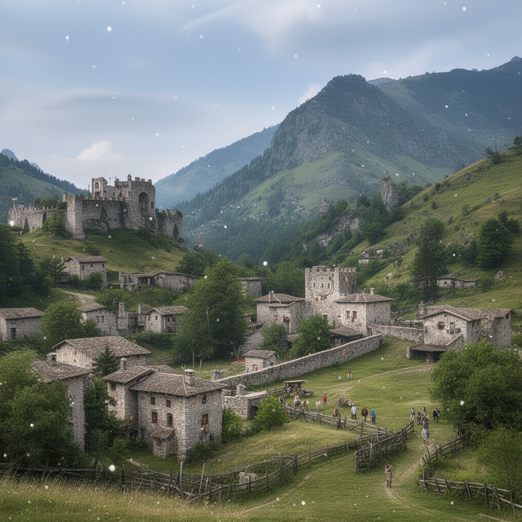 AI-generated illustration of Bulgarian schism