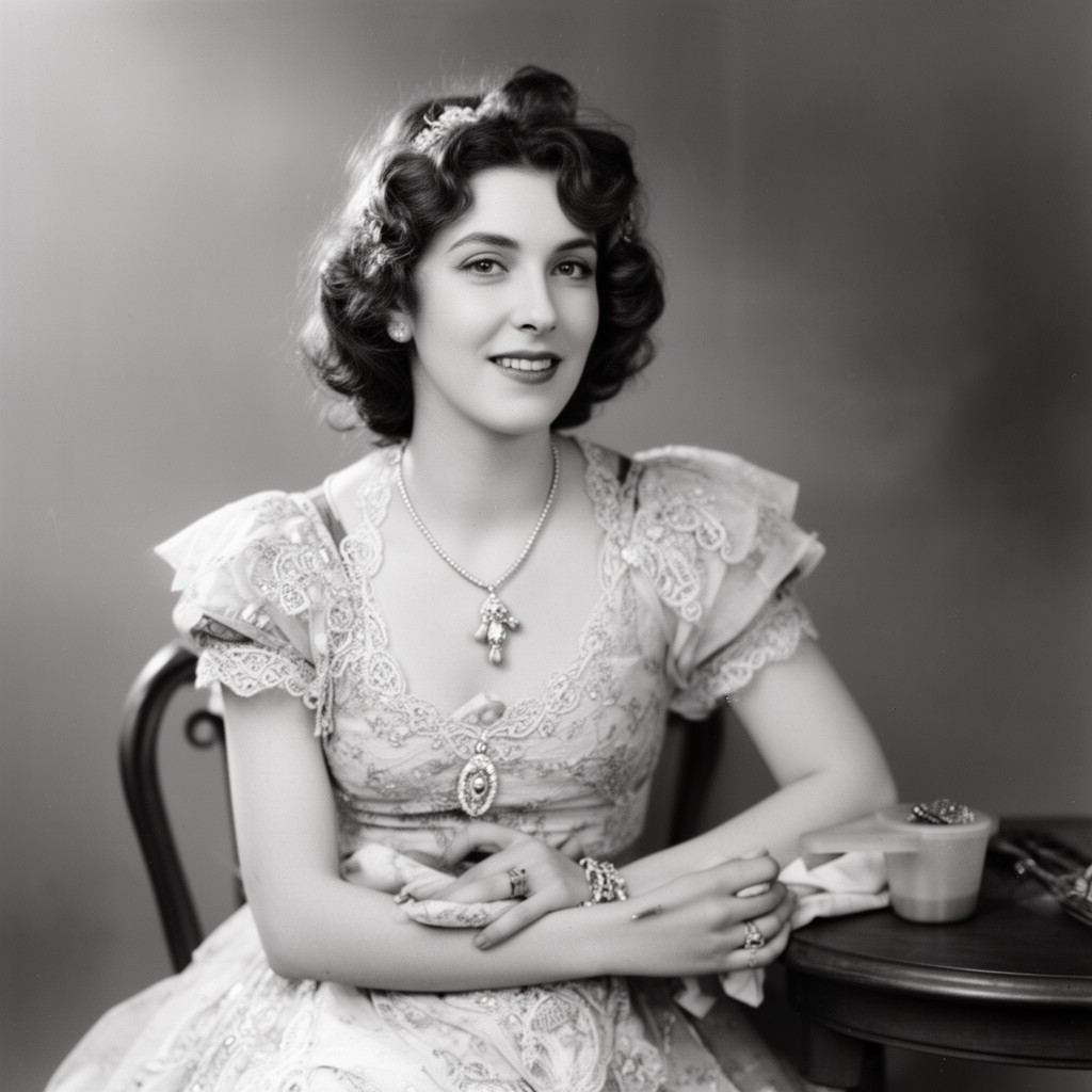 AI-generated illustration of Mary Pickford