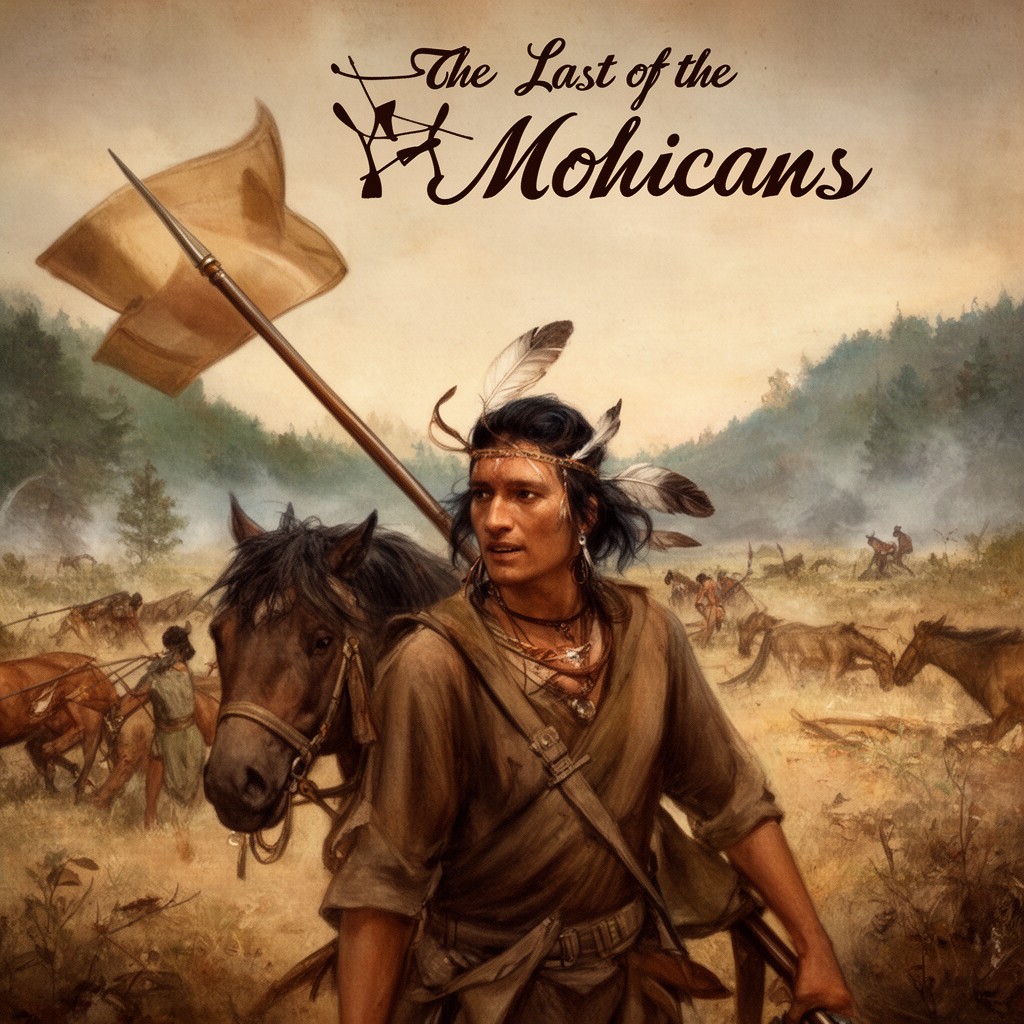 AI-generated illustration of The Last of the Mohicans