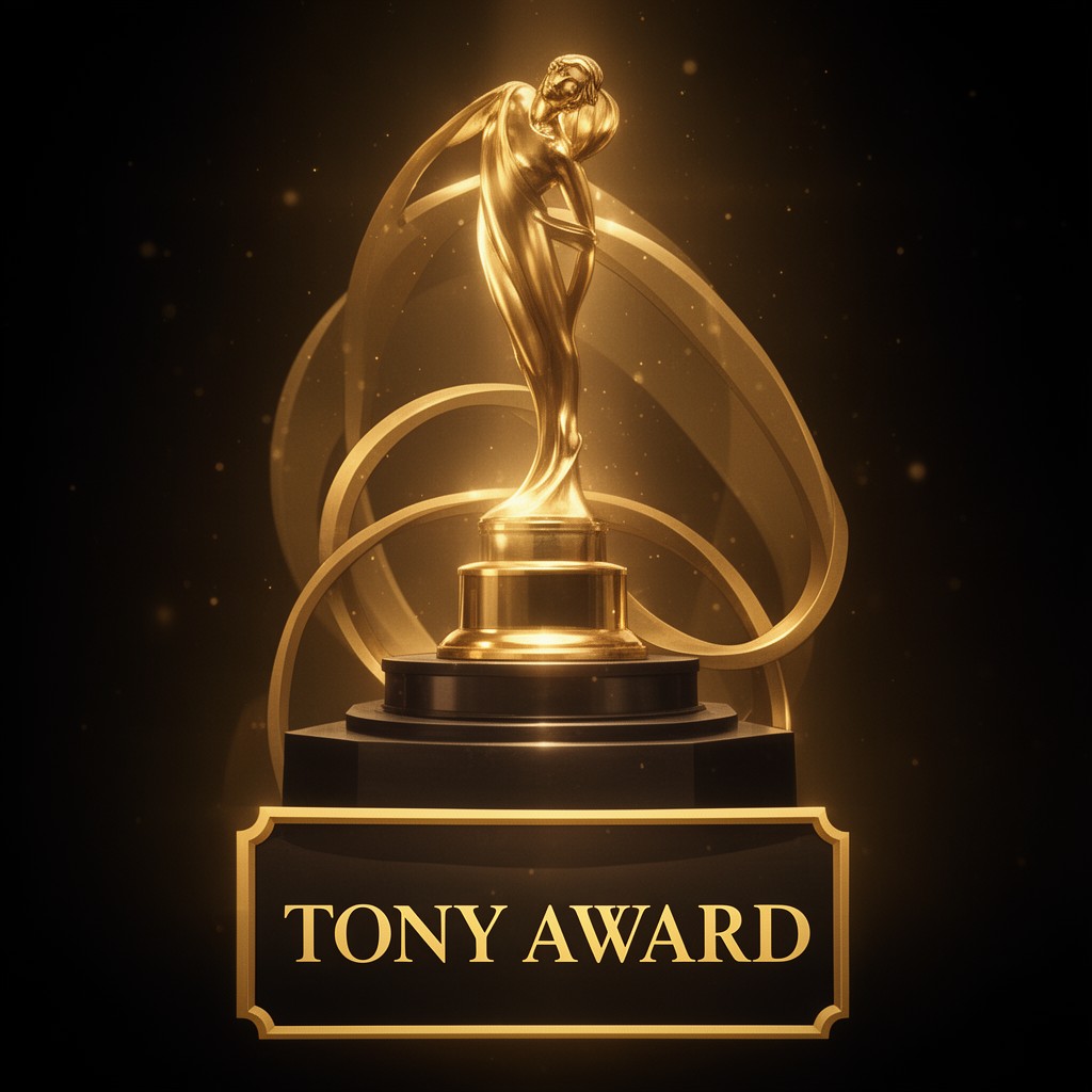AI-generated illustration of Tony Award for Best Featured Actor in a Play
