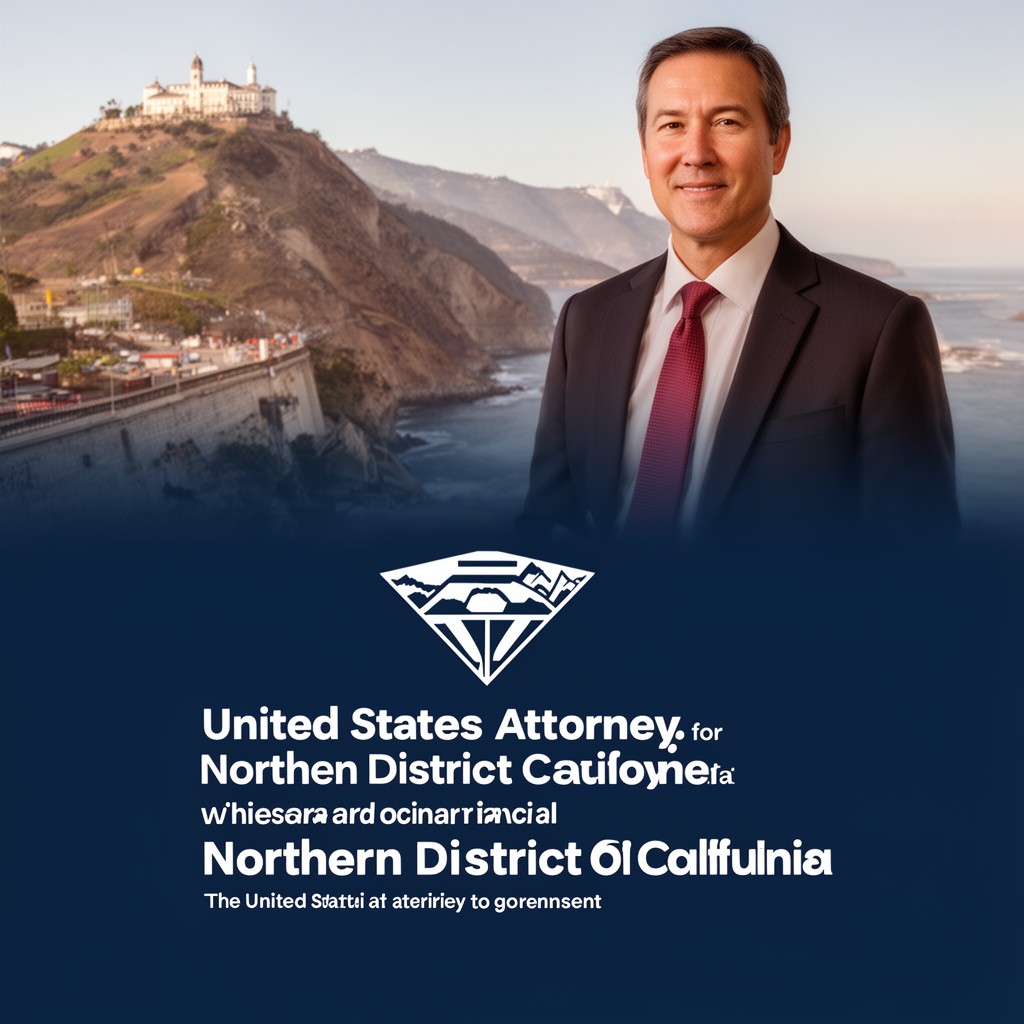 AI-generated illustration of United States Attorney for the Northern District of California