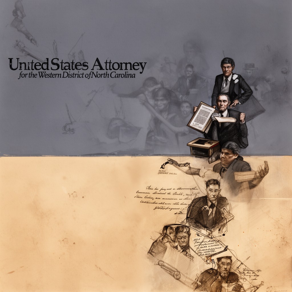 AI-generated illustration of United States Attorney for the Western District of North Carolina