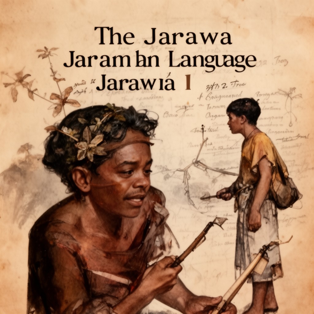AI-generated illustration of Jarawa language