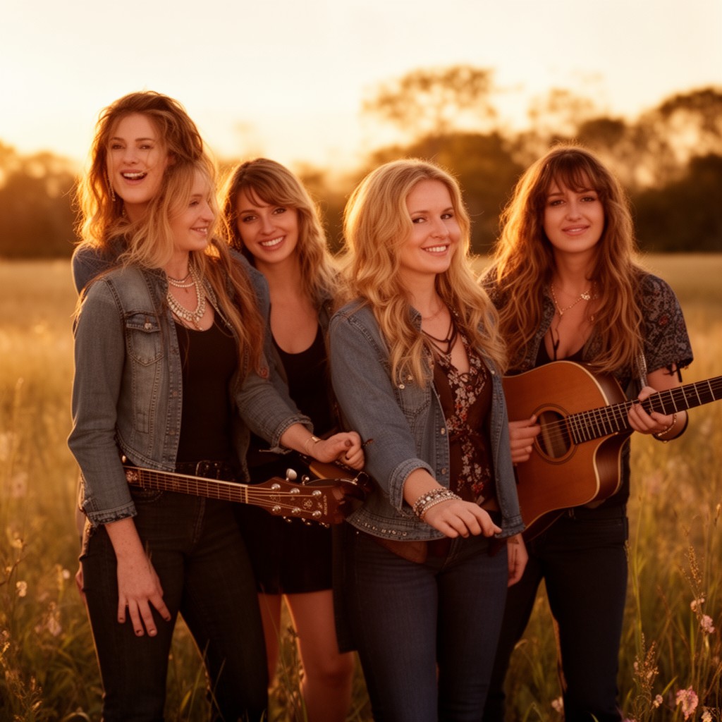 AI-generated illustration of Dixie Chicks