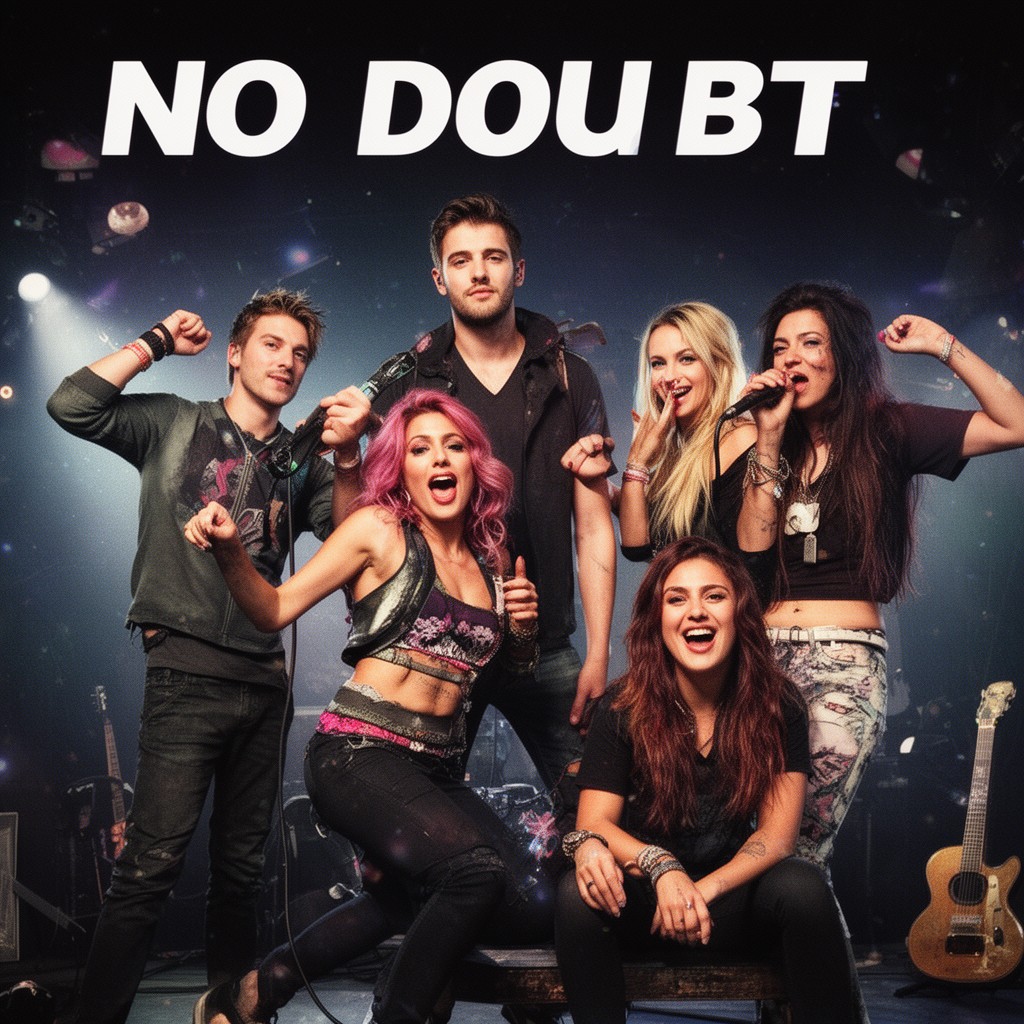 AI-generated illustration of No Doubt