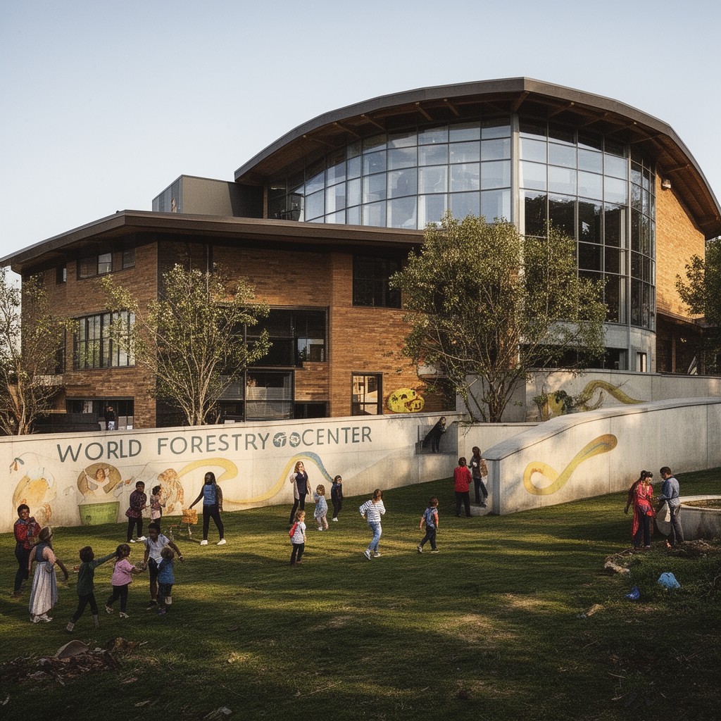 AI-generated illustration of World Forestry Center