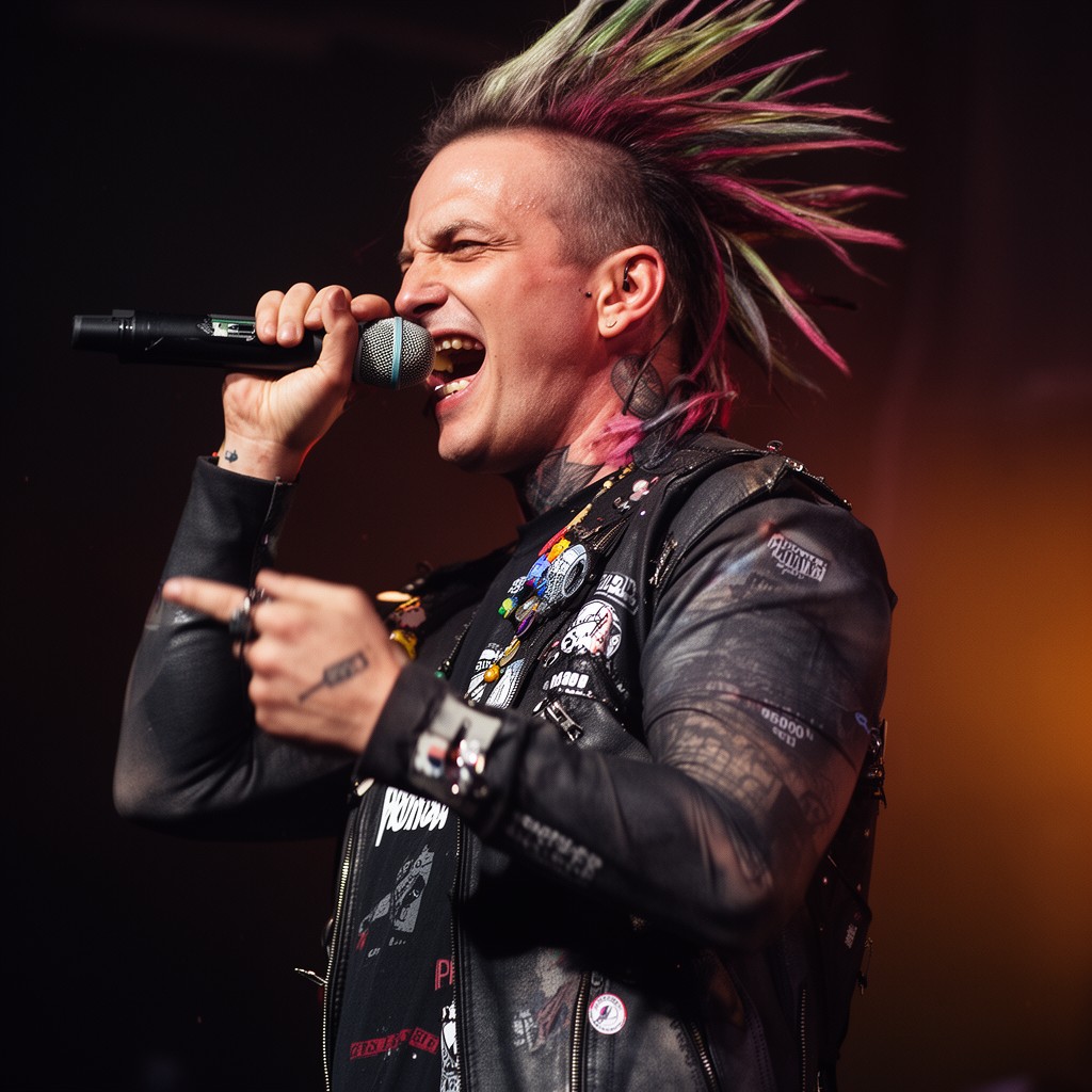 AI-generated illustration of Keith Flint
