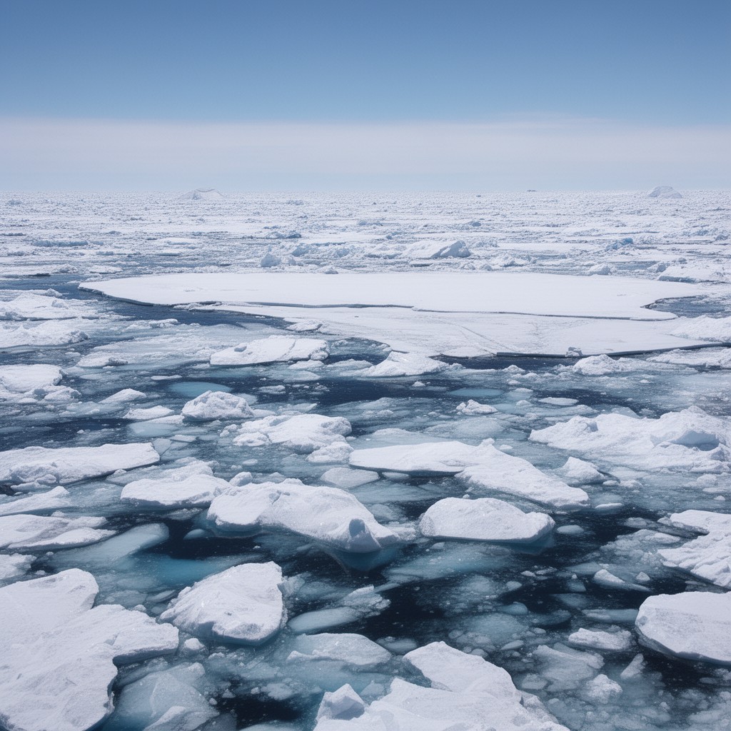 AI-generated illustration of North Pole