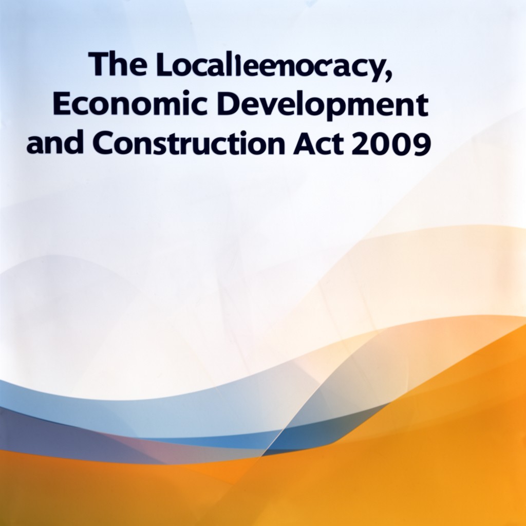 AI-generated illustration of Local Democracy, Economic Development and Construction Act 2009