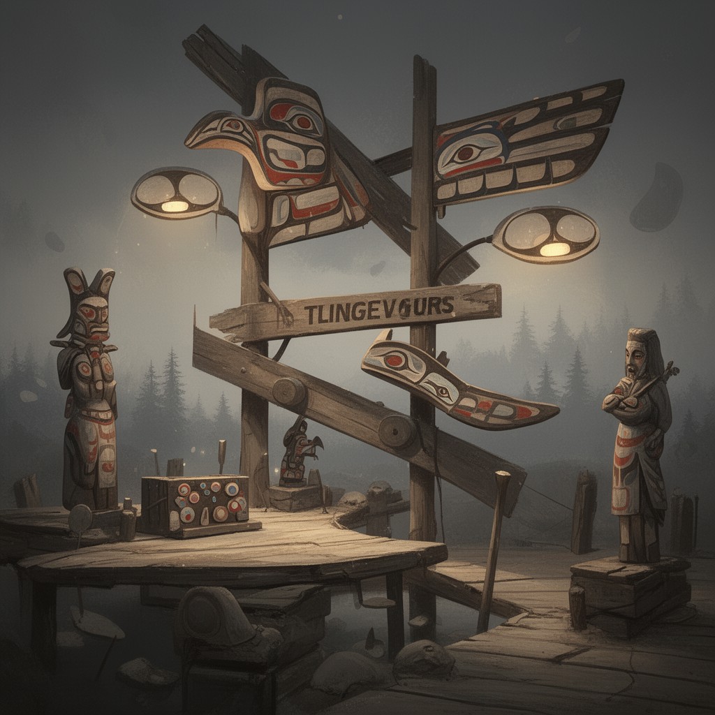 AI-generated illustration of Tlingit