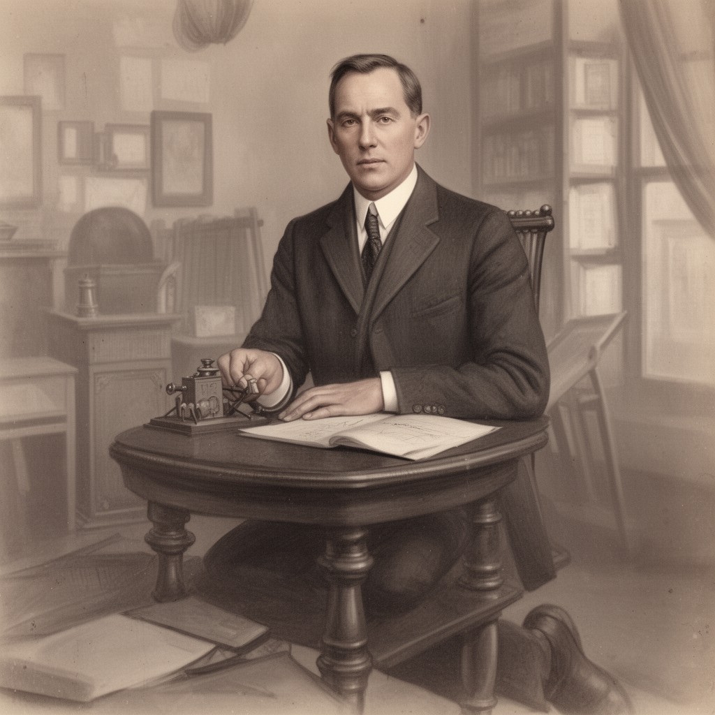 AI-generated illustration of John Granville Meyers