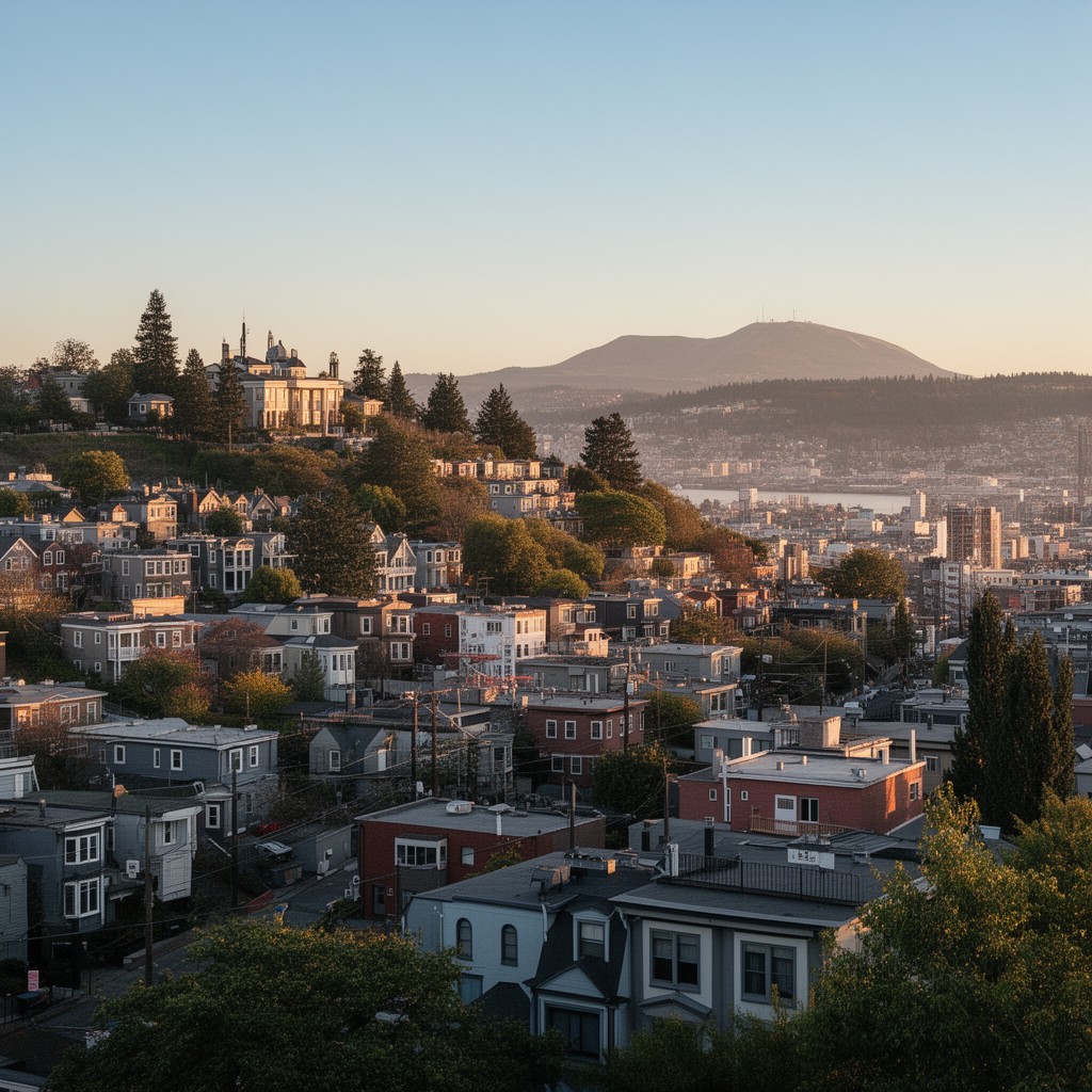 AI-generated illustration of Beacon Hill