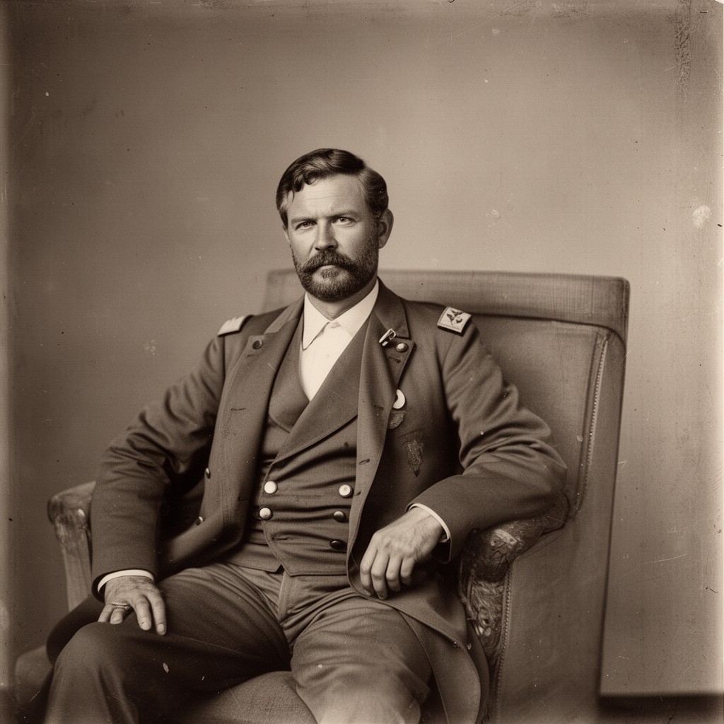 AI-generated illustration of Gouverneur Kemble Warren
