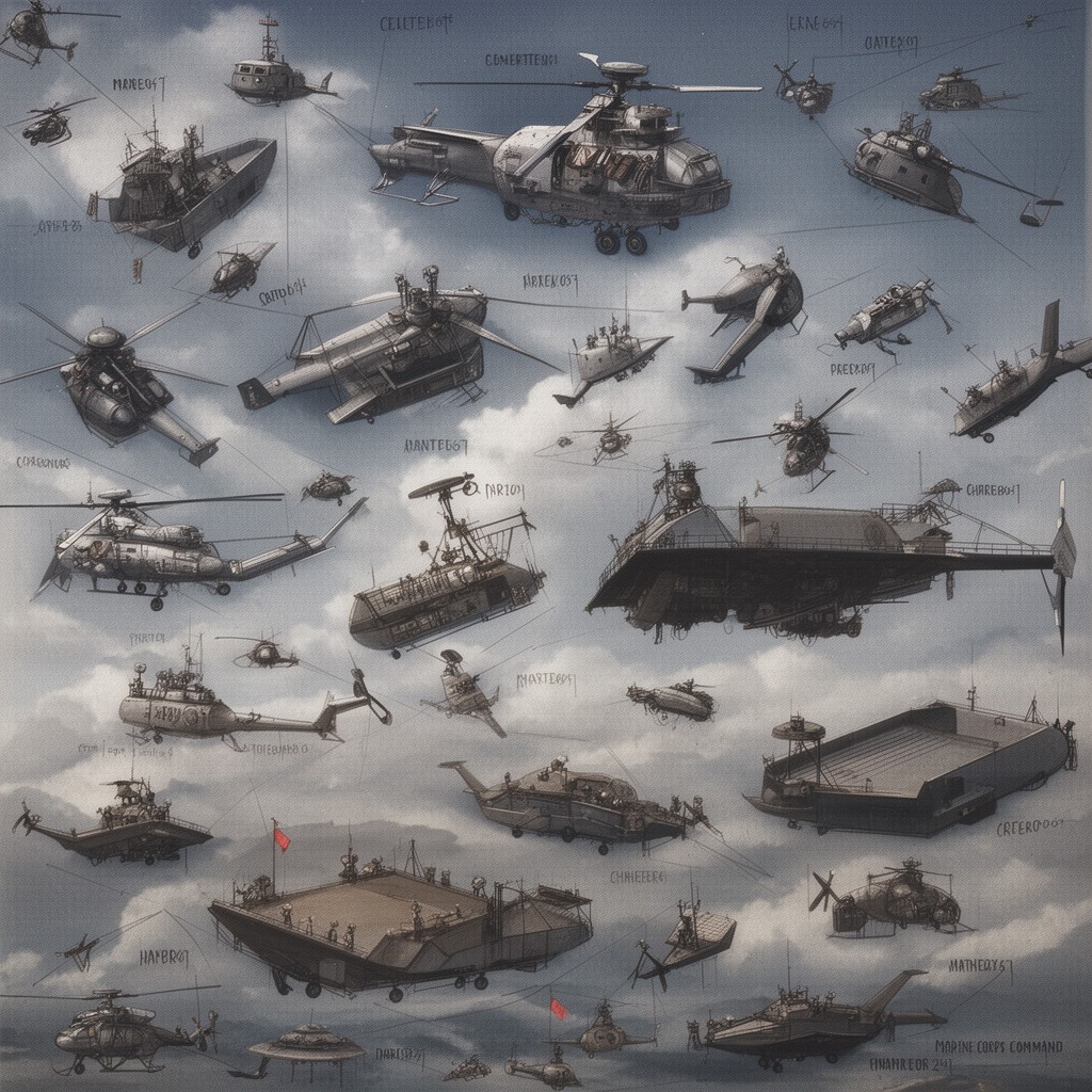 AI-generated illustration of Marine Corps Installations Command