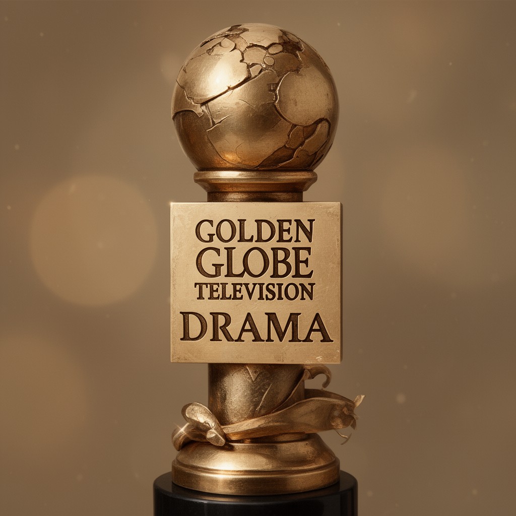AI-generated illustration of Golden Globe Award for Best Actor – Television Series Drama