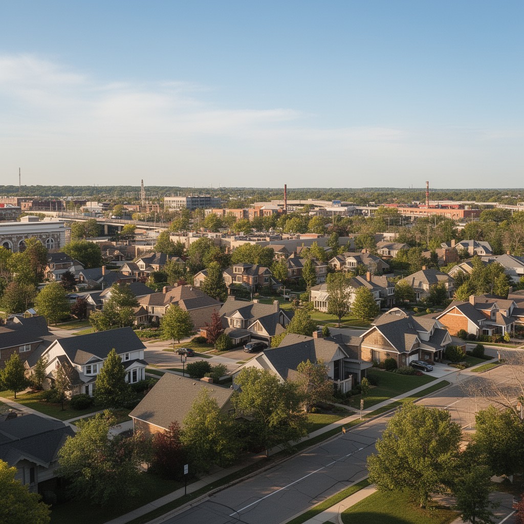 AI-generated illustration of Leawood, Kansas