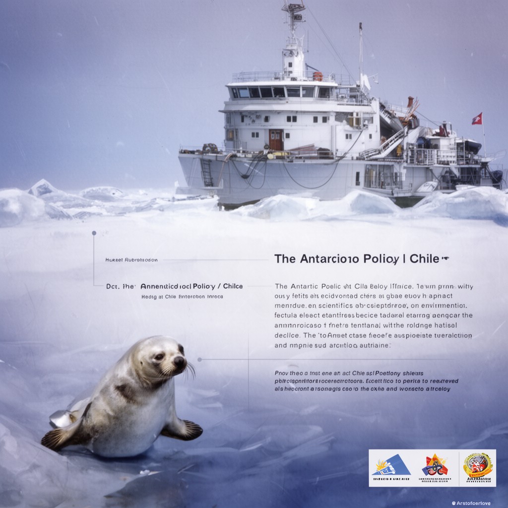 AI-generated illustration of Antarctic policy of Chile