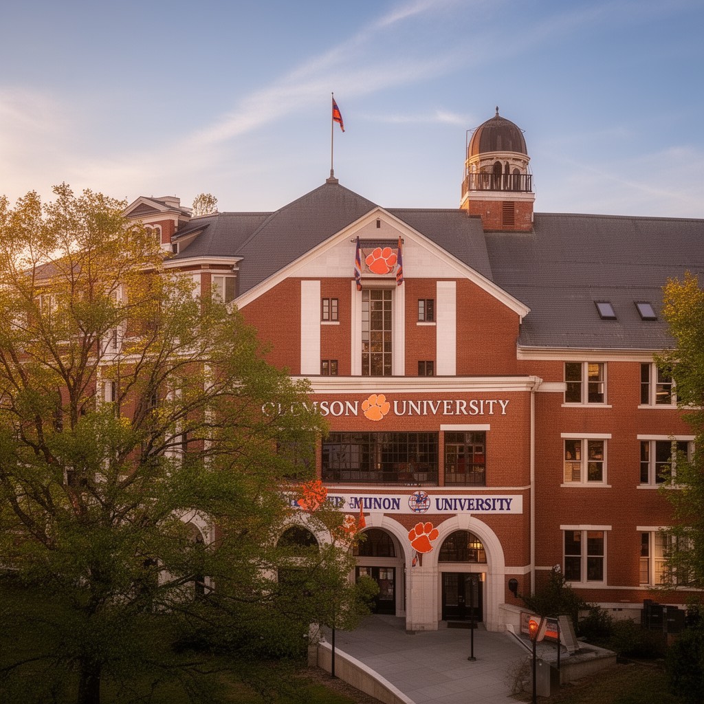 AI-generated illustration of Clemson University