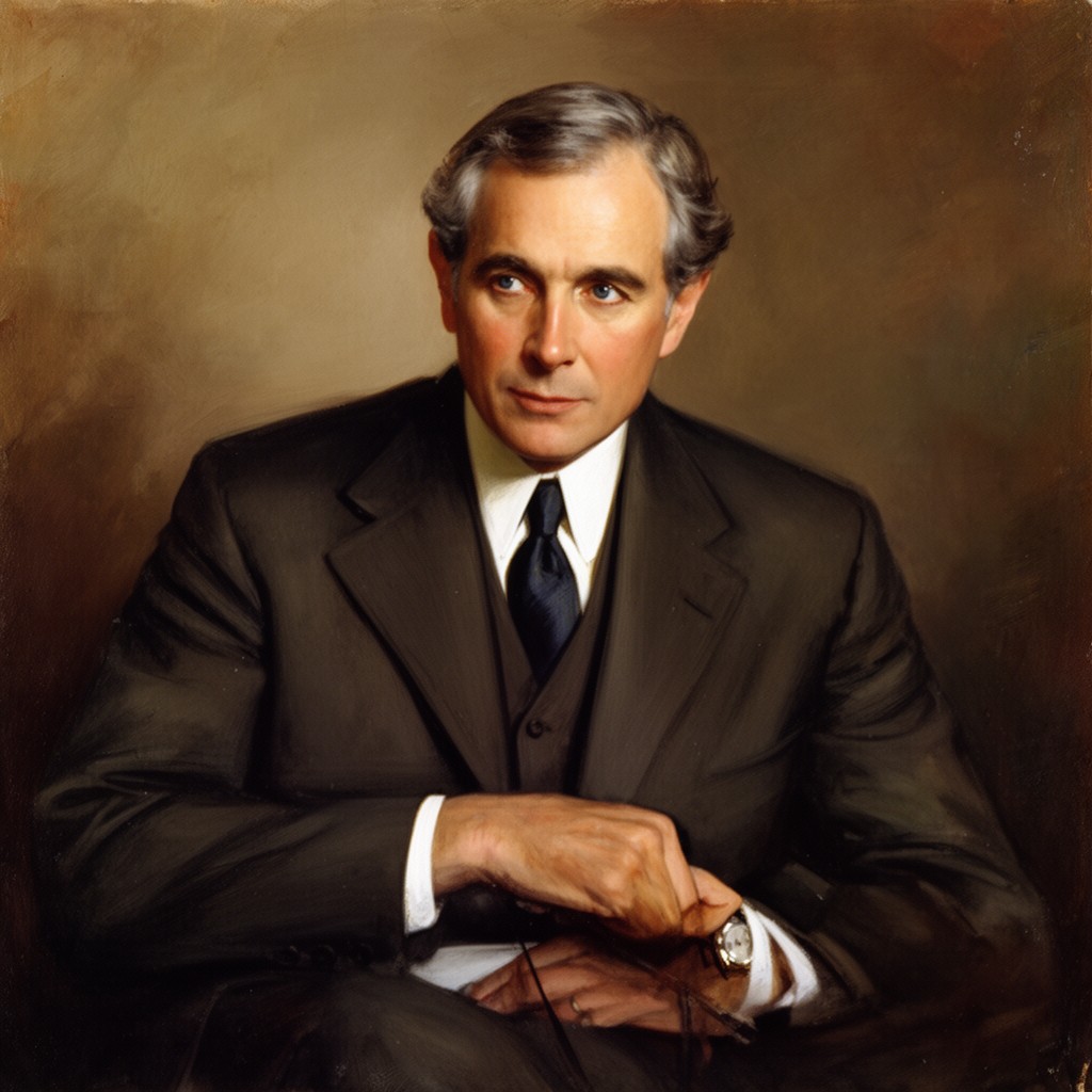 AI-generated illustration of Robert Lansing