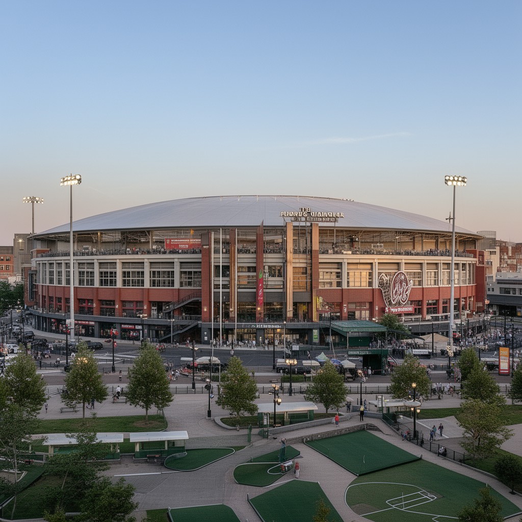 AI-generated illustration of Truman Sports Complex