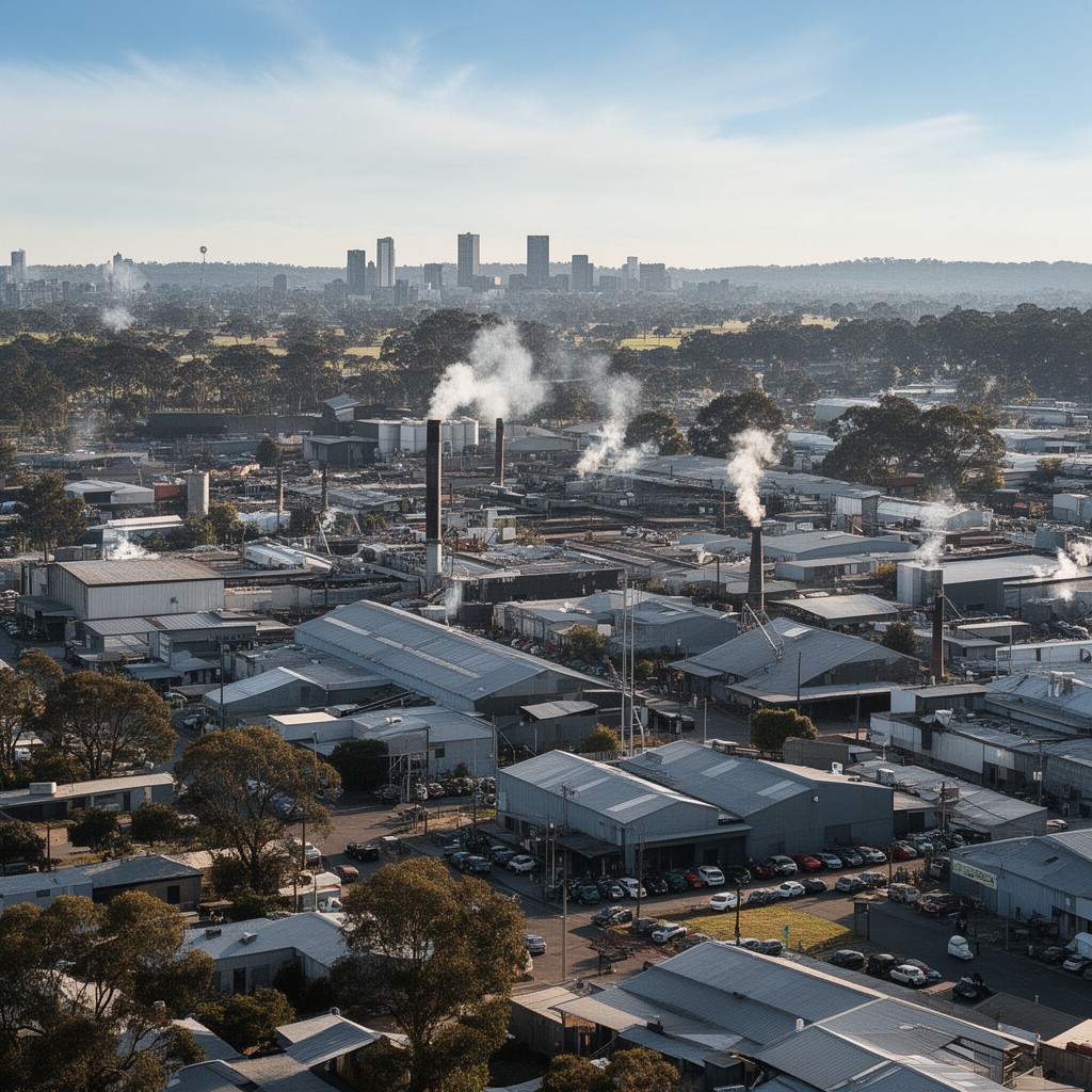 AI-generated illustration of Dandenong, Victoria