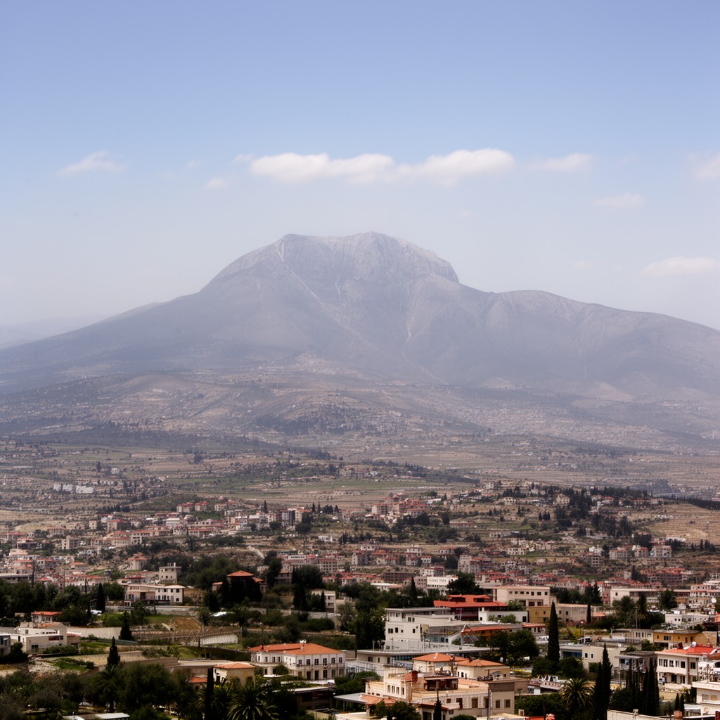 AI-generated illustration of Mount Nebo