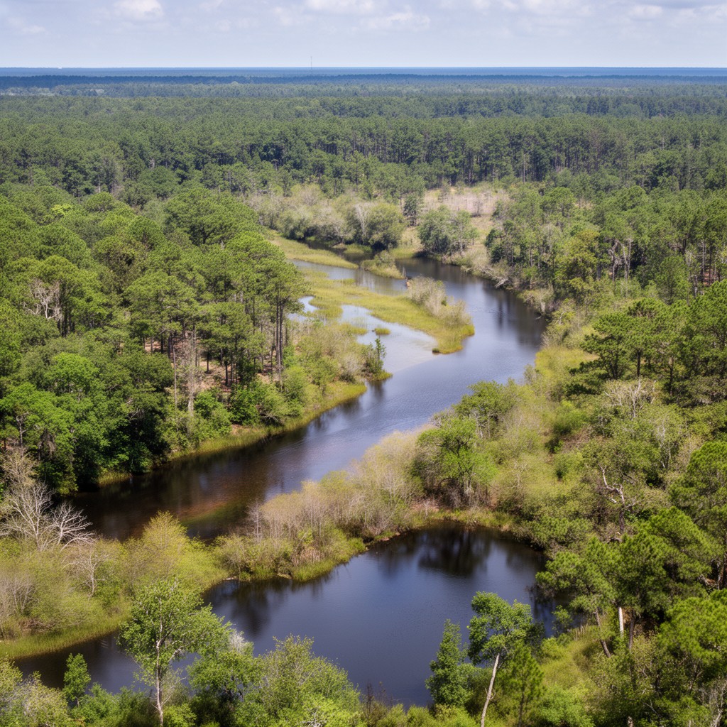 AI-generated illustration of Calhoun County, Florida