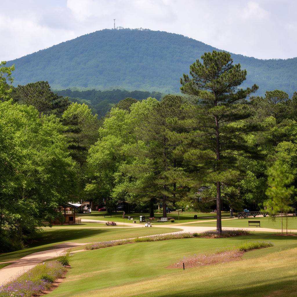 AI-generated illustration of Pine Mountain