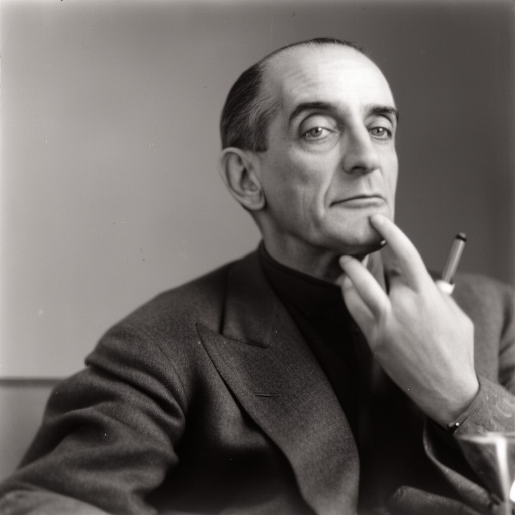 AI-generated illustration of Antonio Maraini