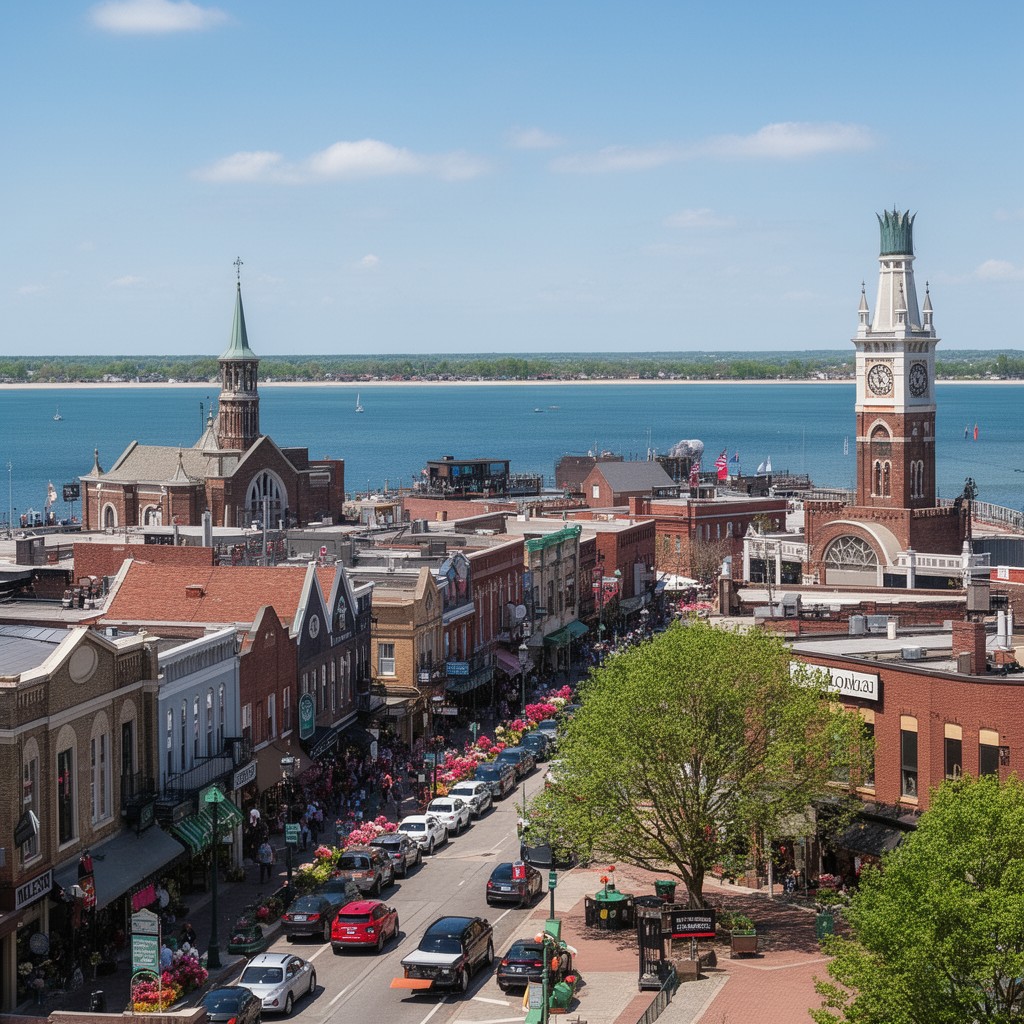 AI-generated illustration of Holland, Michigan