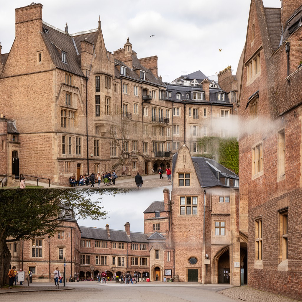 AI-generated illustration of Langwith College