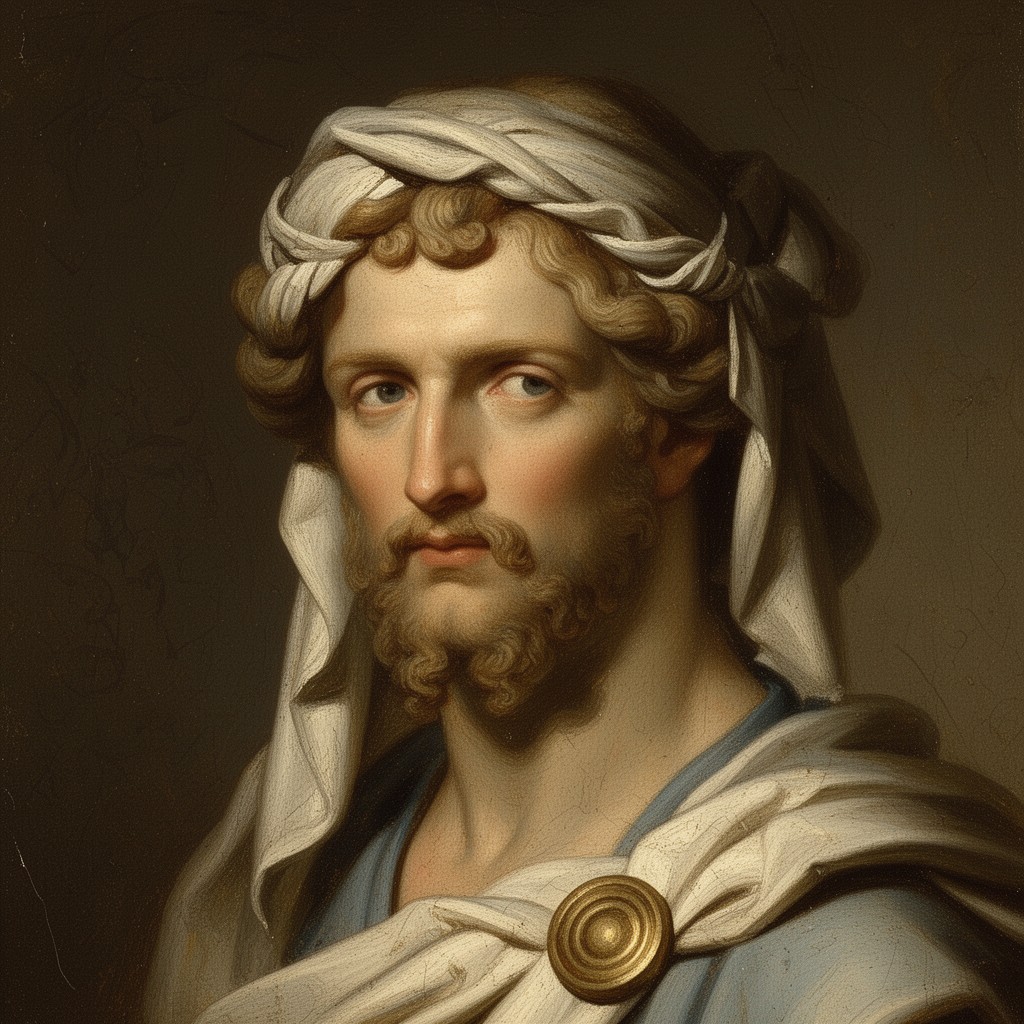 AI-generated illustration of Antiochus IV Epiphanes