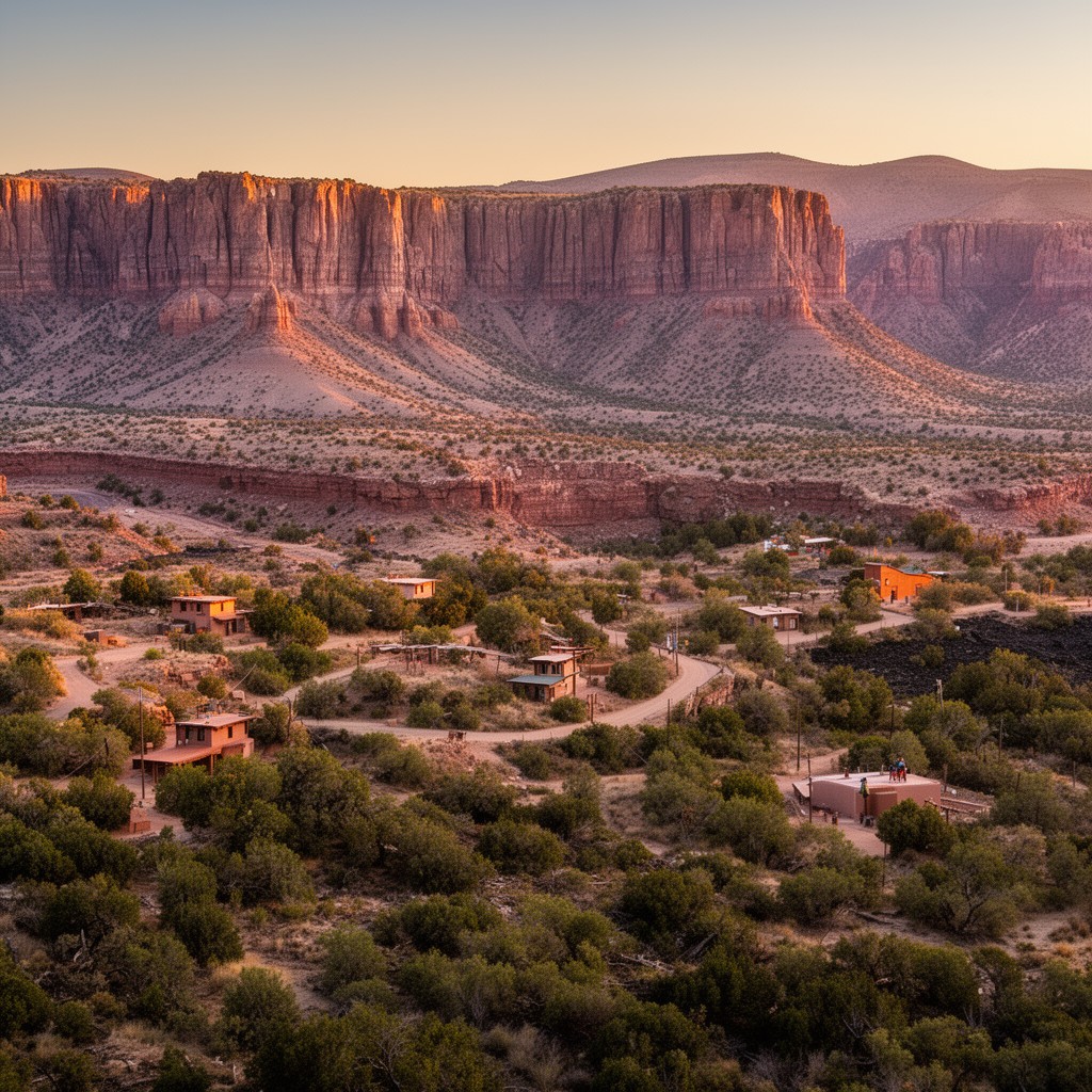AI-generated illustration of Cibola County, New Mexico