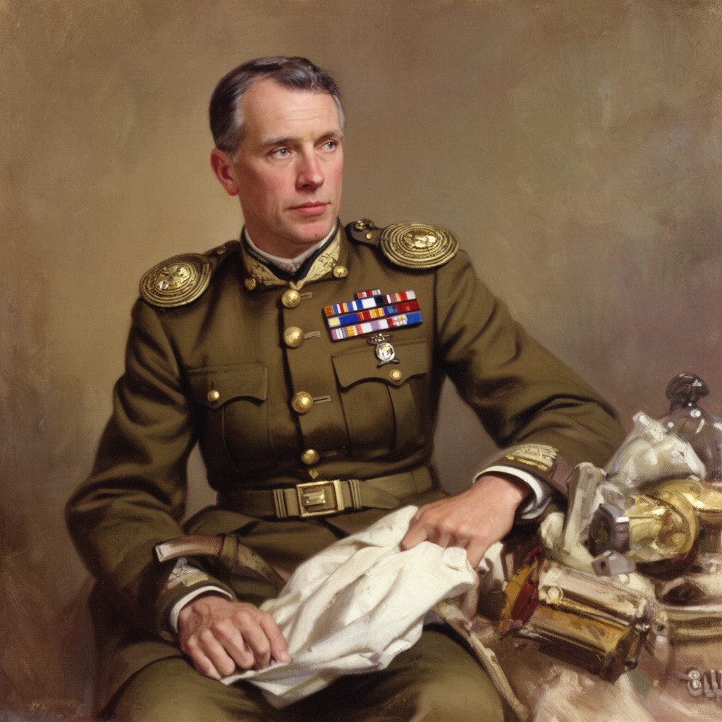 AI-generated illustration of Nevil Macready
