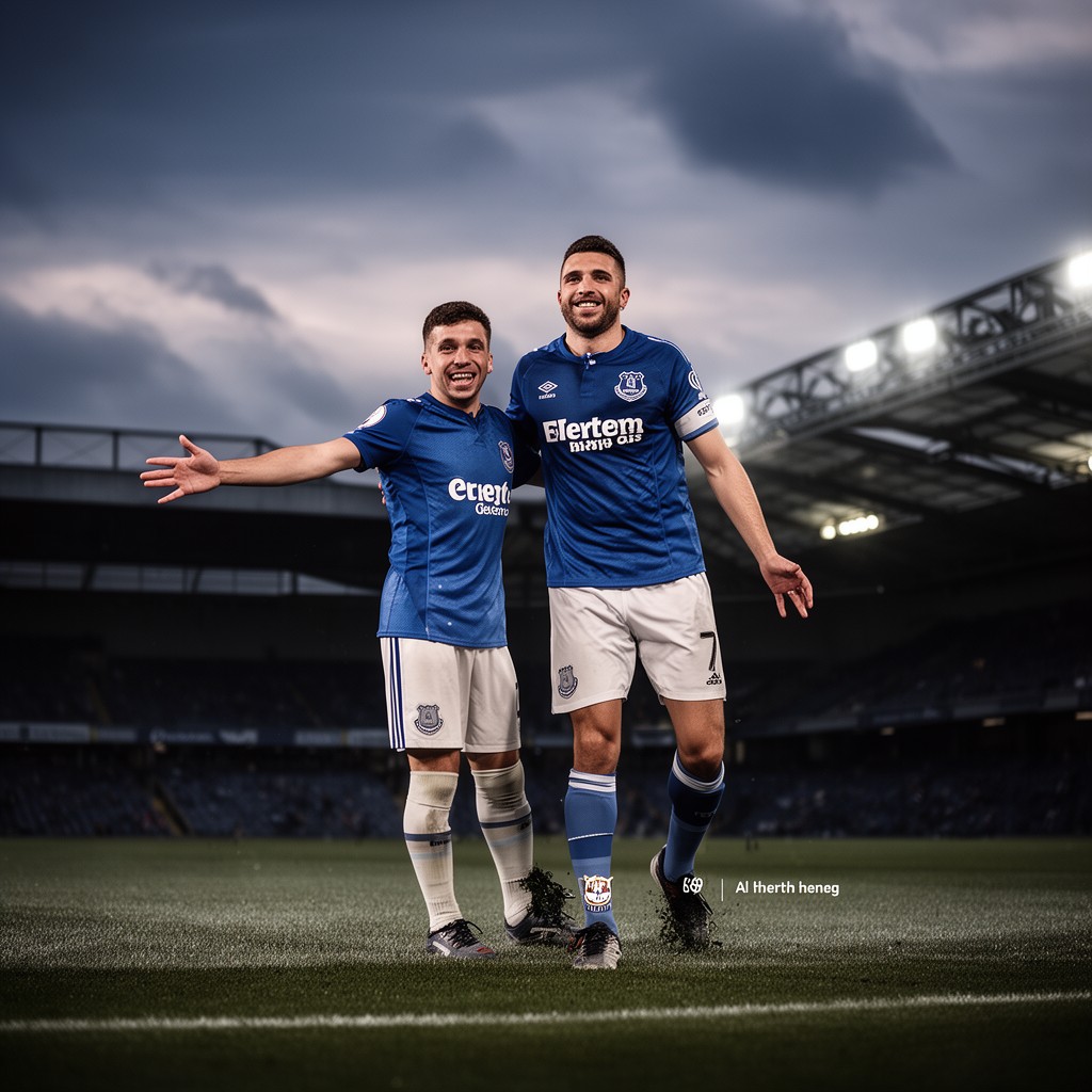 AI-generated illustration of Everton F.C.