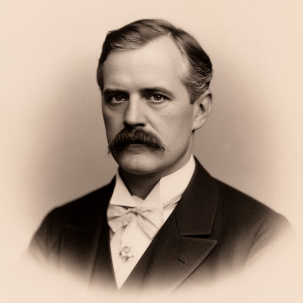 AI-generated illustration of James Addison Halsted