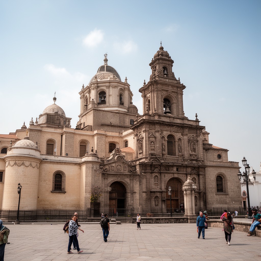 AI-generated illustration of Basilica and Convent of Santo Domingo
