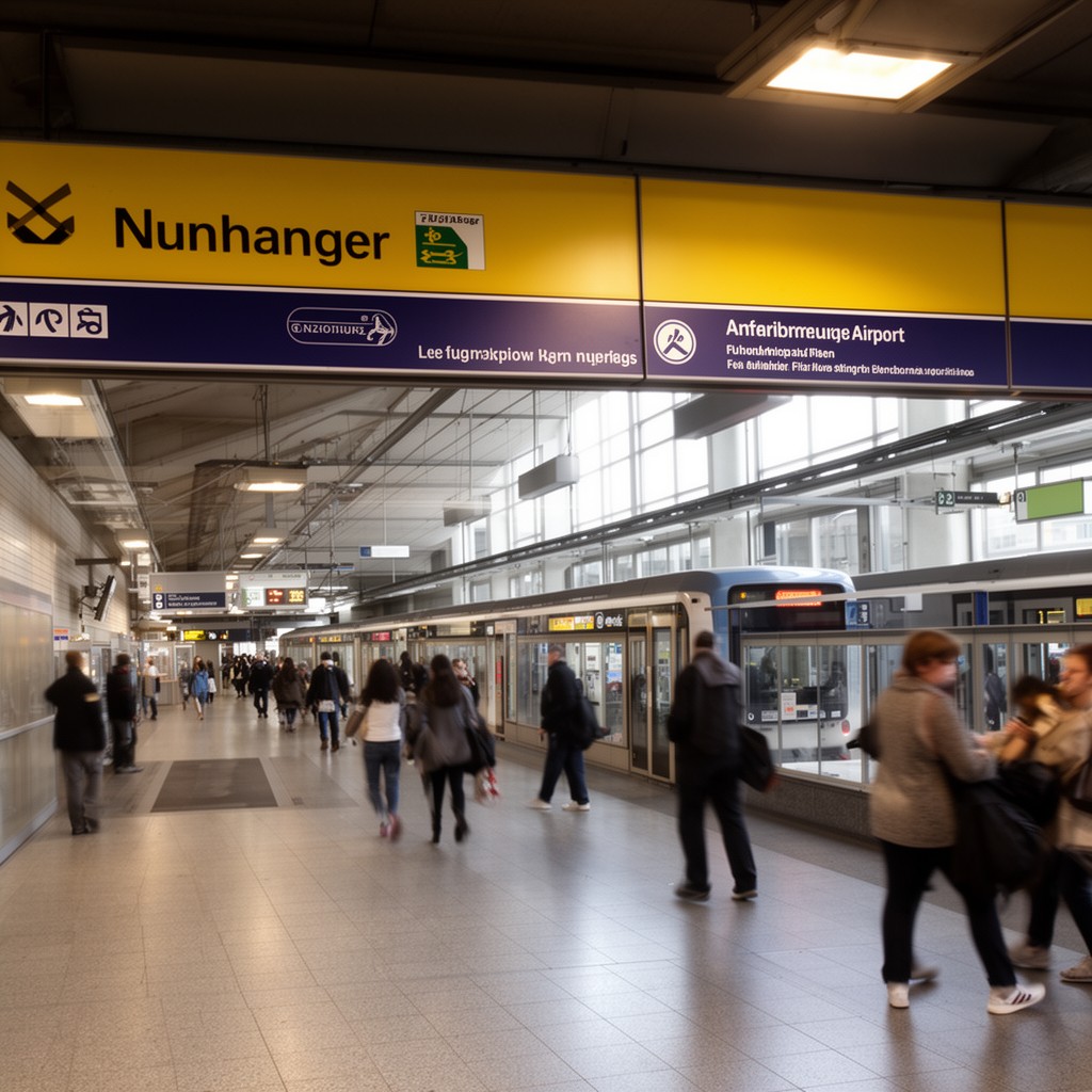 AI-generated illustration of Flughafen
