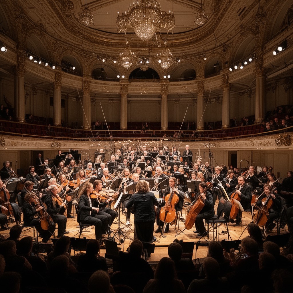 AI-generated illustration of Oslo Philharmonic