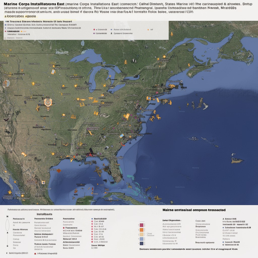 AI-generated illustration of Marine Corps Installations East