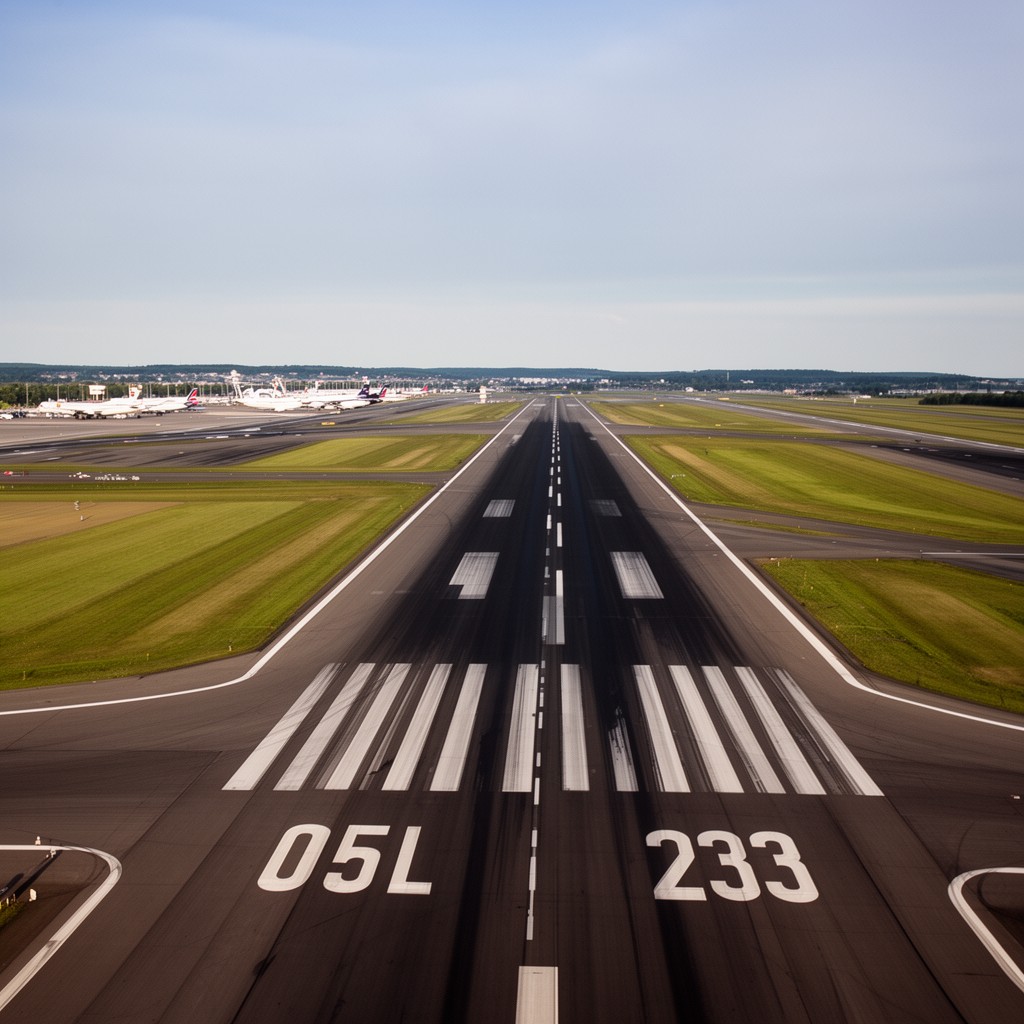 AI-generated illustration of Runway 05L/23R